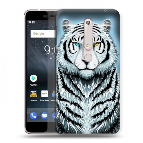 Дизайнерский пластиковый чехол для Nokia 6 (2018) Яркие животные