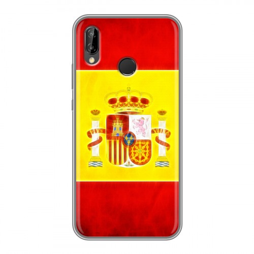 Дизайнерский силиконовый чехол для Huawei P20 Lite флаг Испании