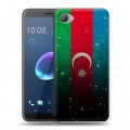 Дизайнерский пластиковый чехол для HTC Desire 12 Флаг Азербайджана