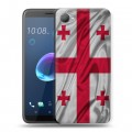 Дизайнерский пластиковый чехол для HTC Desire 12 Флаг Грузии