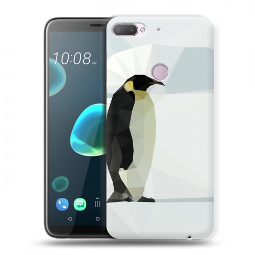 Дизайнерский силиконовый чехол для HTC Desire 12 Plus Пингвины