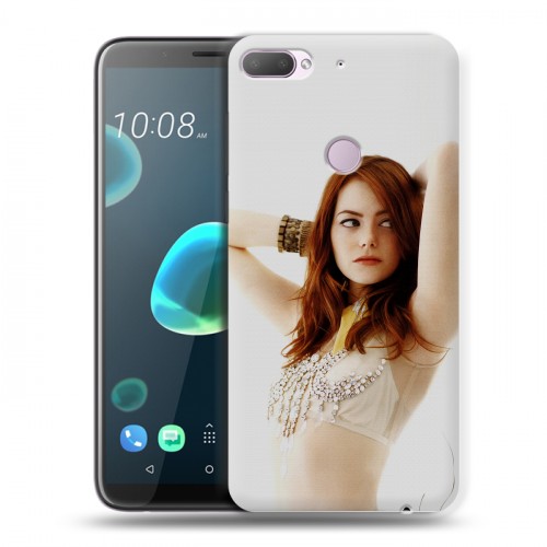 Дизайнерский силиконовый чехол для HTC Desire 12 Plus Эмма Стоун