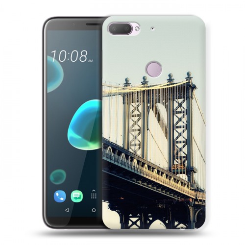 Дизайнерский пластиковый чехол для HTC Desire 12 Plus Нью-Йорк