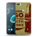 Дизайнерский силиконовый чехол для HTC Desire 12 Plus Coca-cola