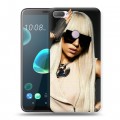 Дизайнерский силиконовый чехол для HTC Desire 12 Plus Леди Гага