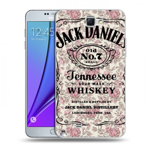 Дизайнерский пластиковый чехол для Samsung Galaxy Note 2 Jack Daniels