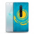 Дизайнерский пластиковый чехол для Sony Xperia XZ2 Premium Флаг Казахстана