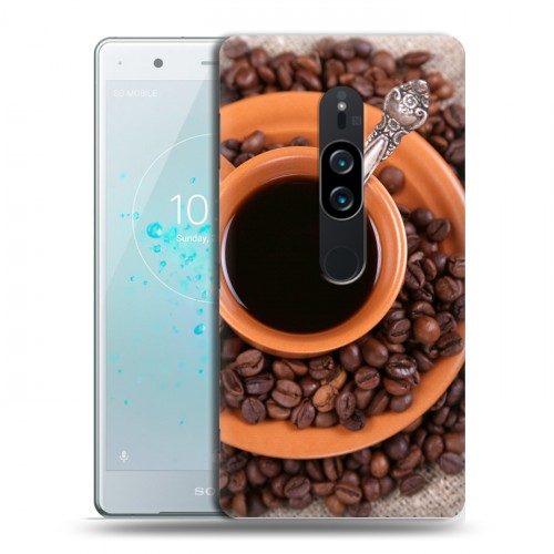 Дизайнерский пластиковый чехол для Sony Xperia XZ2 Premium Кофе напиток