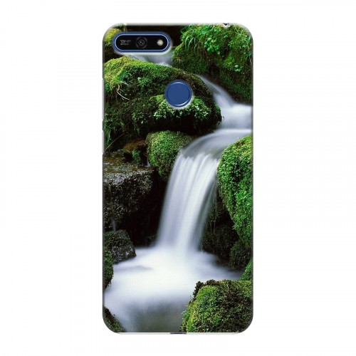 Дизайнерский силиконовый чехол для Huawei Honor 7A Pro Водопады