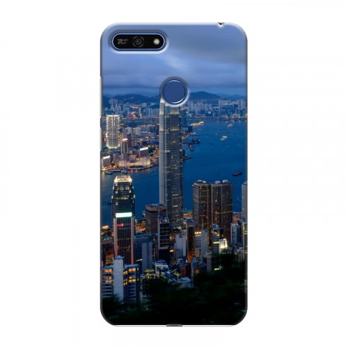 Дизайнерский силиконовый чехол для Huawei Honor 7A Pro Гонконг