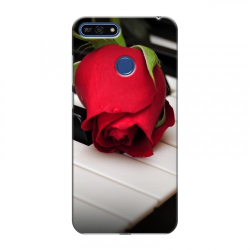 Дизайнерский силиконовый чехол для Huawei Honor 7A Pro Розы