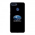 Дизайнерский силиконовый чехол для Huawei Honor 7A Pro Subaru