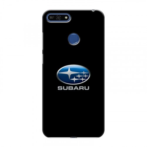 Дизайнерский силиконовый чехол для Huawei Honor 7A Pro Subaru