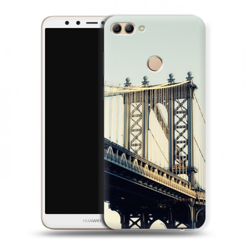 Дизайнерский пластиковый чехол для Huawei Y9 (2018) Нью-Йорк