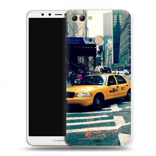 Дизайнерский пластиковый чехол для Huawei Y9 (2018) Нью-Йорк