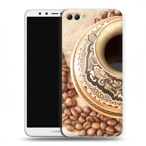 Дизайнерский пластиковый чехол для Huawei Y9 (2018) Кофе напиток