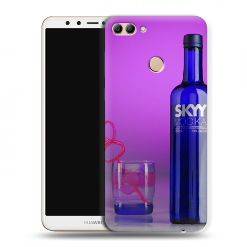 Дизайнерский пластиковый чехол для Huawei Y9 (2018) Skyy Vodka