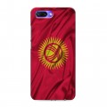Дизайнерский силиконовый с усиленными углами чехол для Huawei Honor 10 Флаг Киргизии