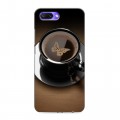 Дизайнерский силиконовый с усиленными углами чехол для Huawei Honor 10 Кофе напиток