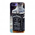 Дизайнерский силиконовый с усиленными углами чехол для Huawei Honor 10 Jack Daniels