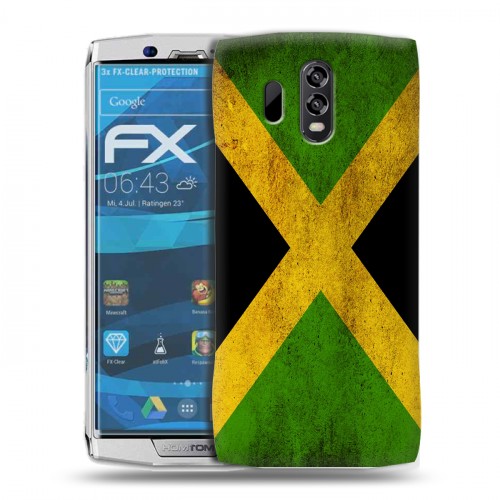 Дизайнерский силиконовый чехол для Homtom HT70 Флаг Ямайки