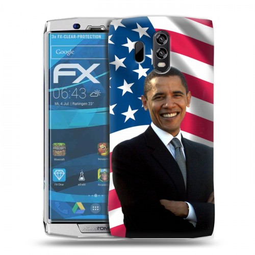 Дизайнерский силиконовый чехол для Homtom HT70 Барак Обама