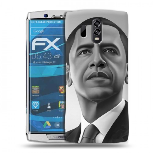 Дизайнерский силиконовый чехол для Homtom HT70 Барак Обама