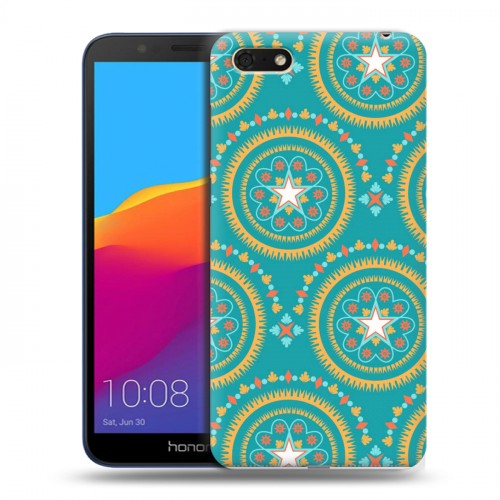 Дизайнерский пластиковый чехол для Huawei Honor 7A Богемские шаблоны