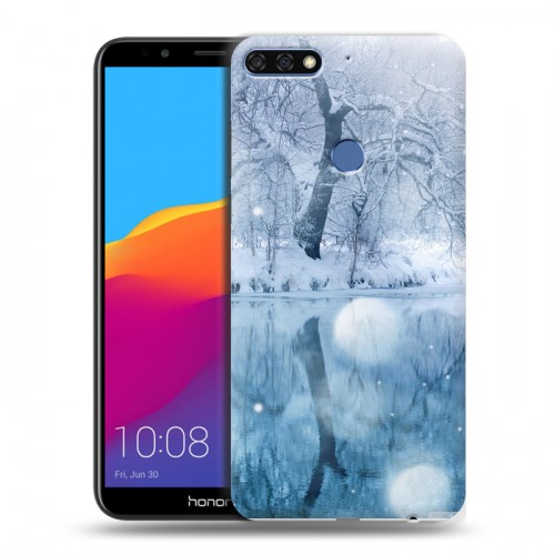Дизайнерский пластиковый чехол для Huawei Honor 7C Pro Зима