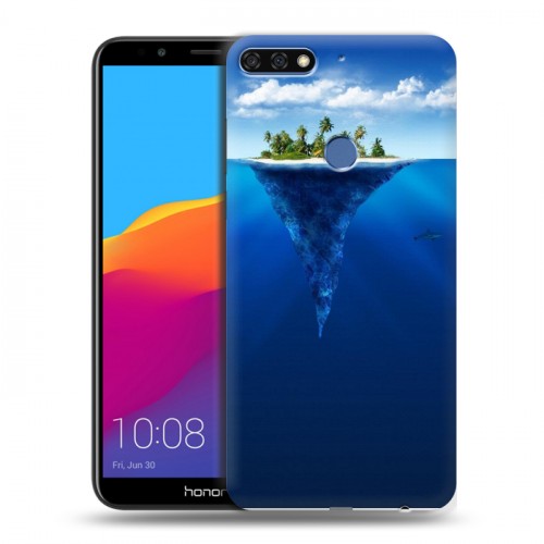 Дизайнерский пластиковый чехол для Huawei Honor 7C Pro айсберг