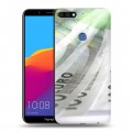 Дизайнерский пластиковый чехол для Huawei Honor 7C Pro Текстуры денег