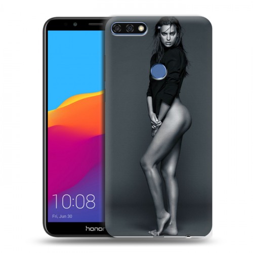 Дизайнерский пластиковый чехол для Huawei Honor 7C Pro Ирина Шейк