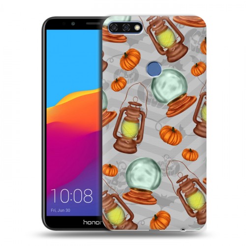 Дизайнерский пластиковый чехол для Huawei Honor 7C Pro хэллоуин