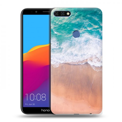 Дизайнерский пластиковый чехол для Huawei Honor 7C Pro Райский океан