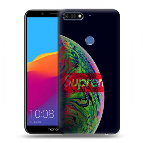 Дизайнерский пластиковый чехол для Huawei Honor 7C Pro Супер стиль