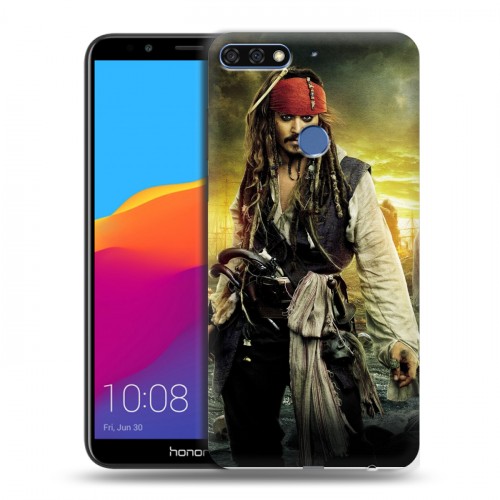Дизайнерский пластиковый чехол для Huawei Honor 7C Pro Пираты