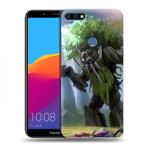 Дизайнерский пластиковый чехол для Huawei Honor 7C Pro Dota 2