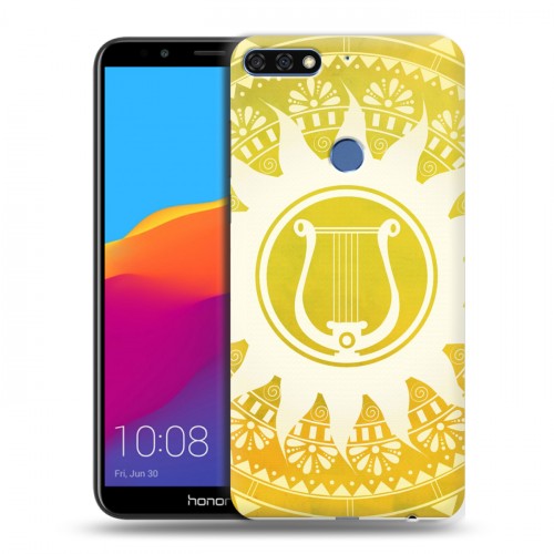 Дизайнерский пластиковый чехол для Huawei Honor 7C Pro Олимпийские мандалы