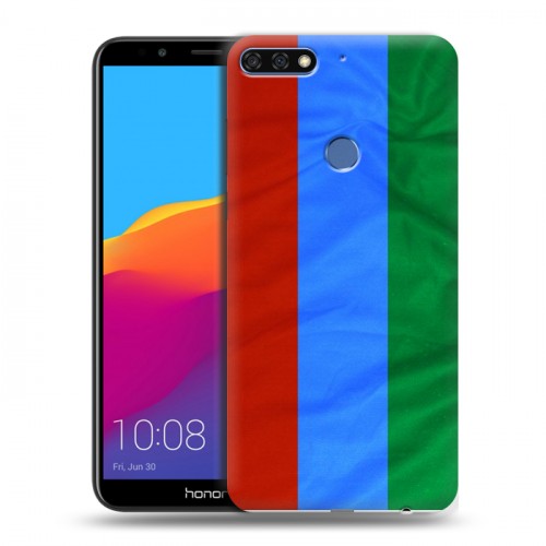 Дизайнерский пластиковый чехол для Huawei Honor 7C Pro Флаг Дагестана