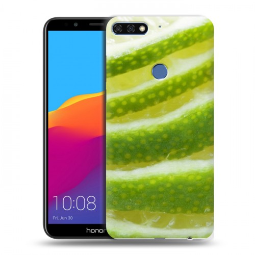 Дизайнерский пластиковый чехол для Huawei Honor 7C Pro Лайм
