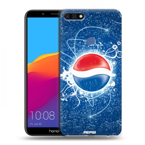 Дизайнерский пластиковый чехол для Huawei Honor 7C Pro Pepsi