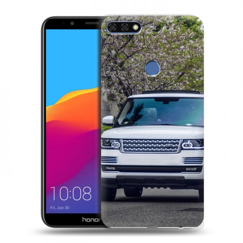 Дизайнерский пластиковый чехол для Huawei Honor 7C Pro Land Rover