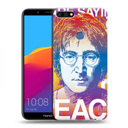 Дизайнерский пластиковый чехол для Huawei Honor 7C Pro Джон Леннон