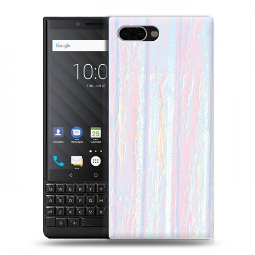 Дизайнерский пластиковый чехол для BlackBerry KEY2 Мазки краски
