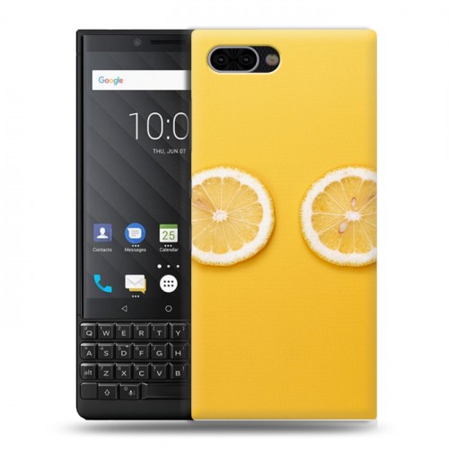 Дизайнерский пластиковый чехол для BlackBerry KEY2 Лимон