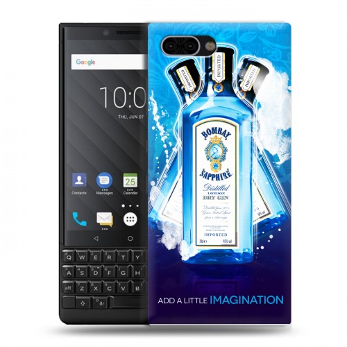 Дизайнерский пластиковый чехол для BlackBerry KEY2 Bombay Sapphire