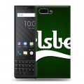 Дизайнерский пластиковый чехол для BlackBerry KEY2 Carlsberg