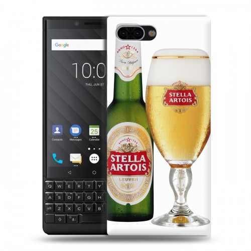 Дизайнерский пластиковый чехол для BlackBerry KEY2 Stella Artois