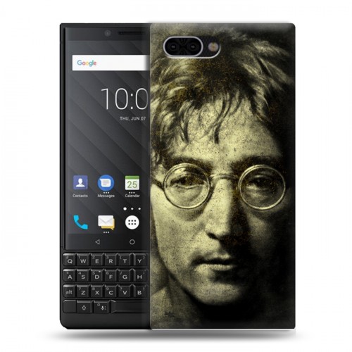 Дизайнерский пластиковый чехол для BlackBerry KEY2 Джон Леннон