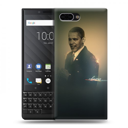 Дизайнерский пластиковый чехол для BlackBerry KEY2 Барак Обама